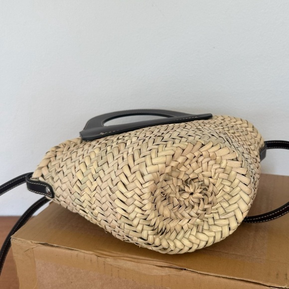 NWT • HEREU • Limited Edition Spain Cabas Straw Leather Tote Crossbody Bag - Picture 9 of 10